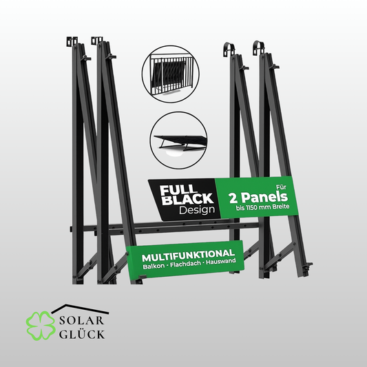PV-Modulhalterung 4-in-1 – Die All-in-One Lösung (2er Set)